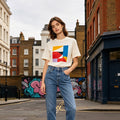 ABSTRACT GRAPHIC OVERSIZED T-SHIRT